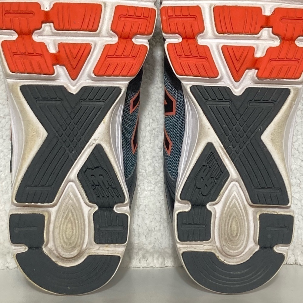 New Balance Mens Black Grey Orange Cush+ Running Athletic Sneakers Shoes SZ US 8 - Picture 10 of 11